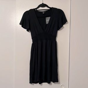 Forever 21 size S elastic waist knit dress in black NWT never worn